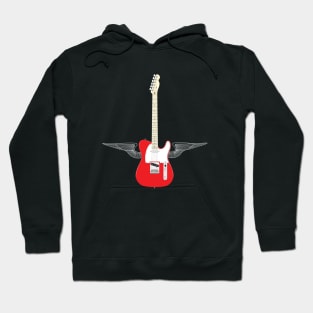 Red Flying Tele Hoodie